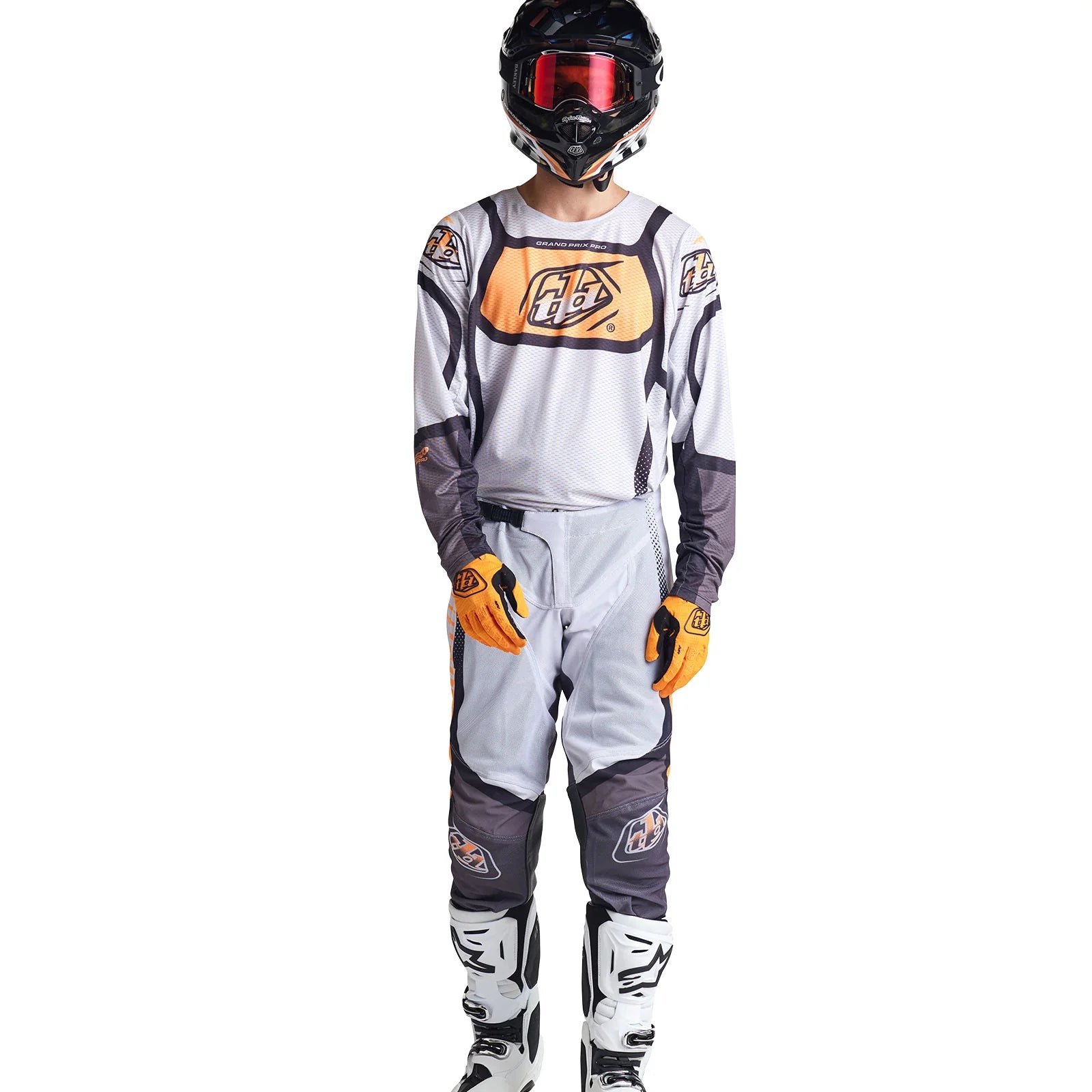 MEN'S GP AIR JERSEY (Bands Gray/Neon Orange) | Troy Lee Designs