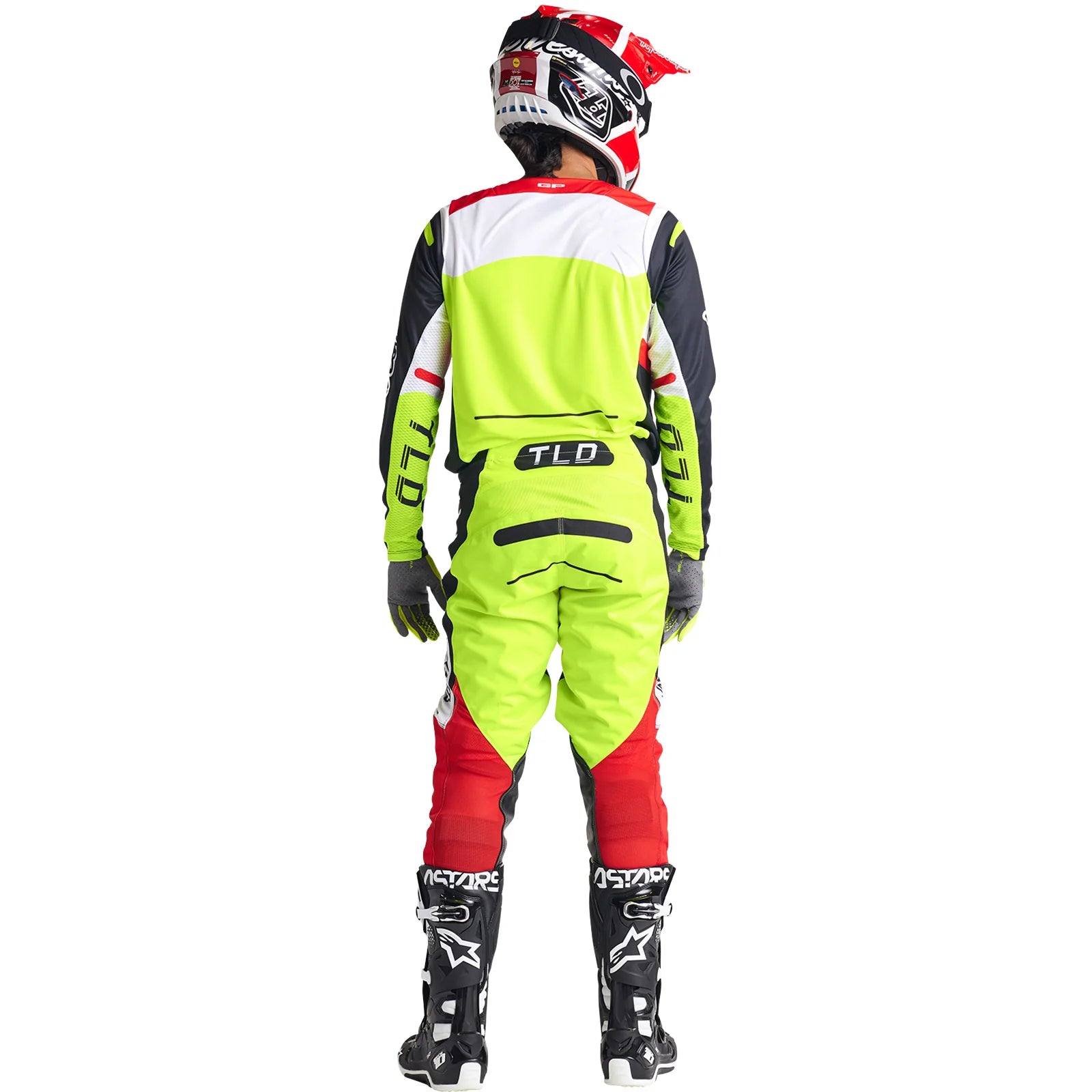 MEN'S GP PRO JERSEY (Blends White/Glo Red) | Troy Lee Designs