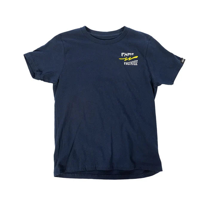 YOUTH TEAM SS TEE (Navy) | FASTHOUSE