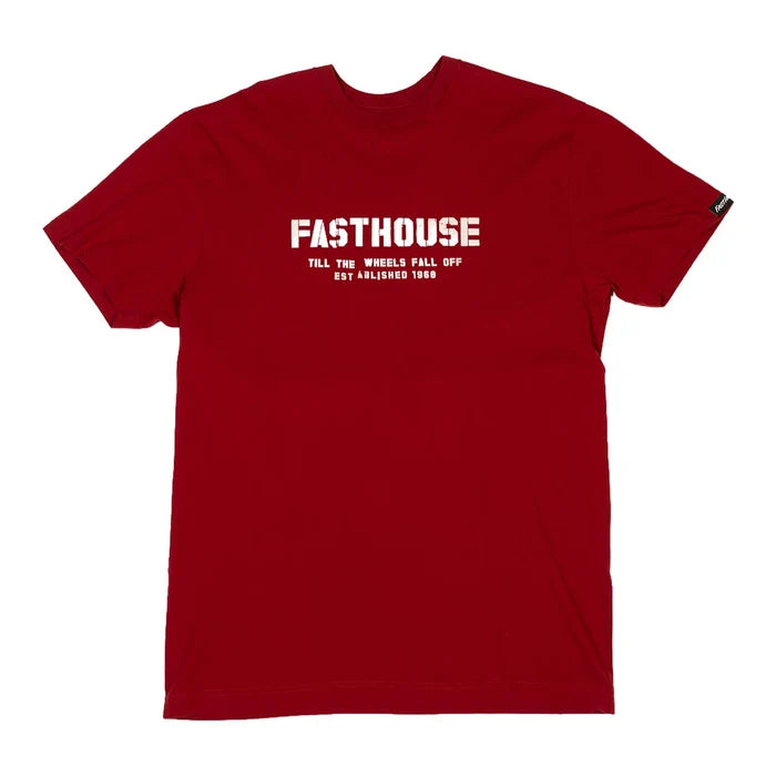 MEN'S TORN SS TEE (CARDINAL) | FASTHOUSE
