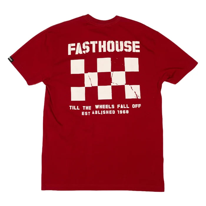 MEN'S TORN SS TEE (CARDINAL) | FASTHOUSE
