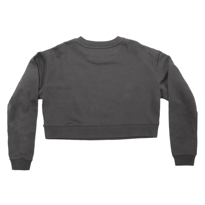 WOMEN'S RENOWN CREW NECK CROP TOP (Black) | FASTHOUSE