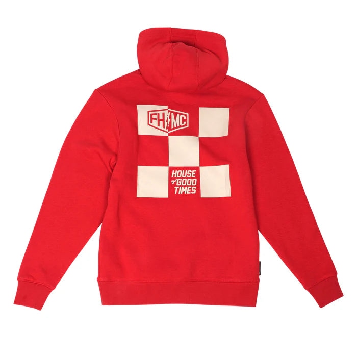 YOUTH GIBSON HOODED PULLOVER (Red) | FASTHOUSE