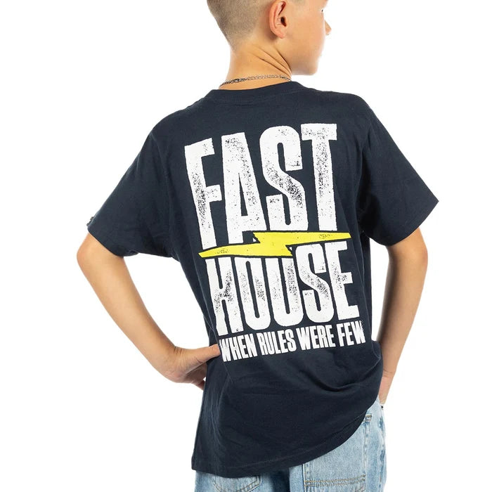 YOUTH SURGE SS TEE (NAVY) | FASTHOUSE