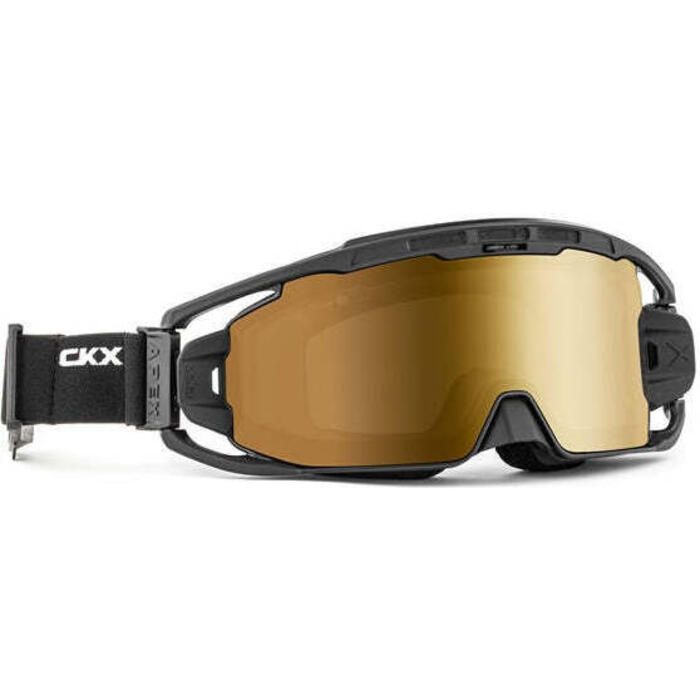 APEX GOGGLES (MATTE BLACK-GOLD MIRROR DOUBLE LENS) | CKX