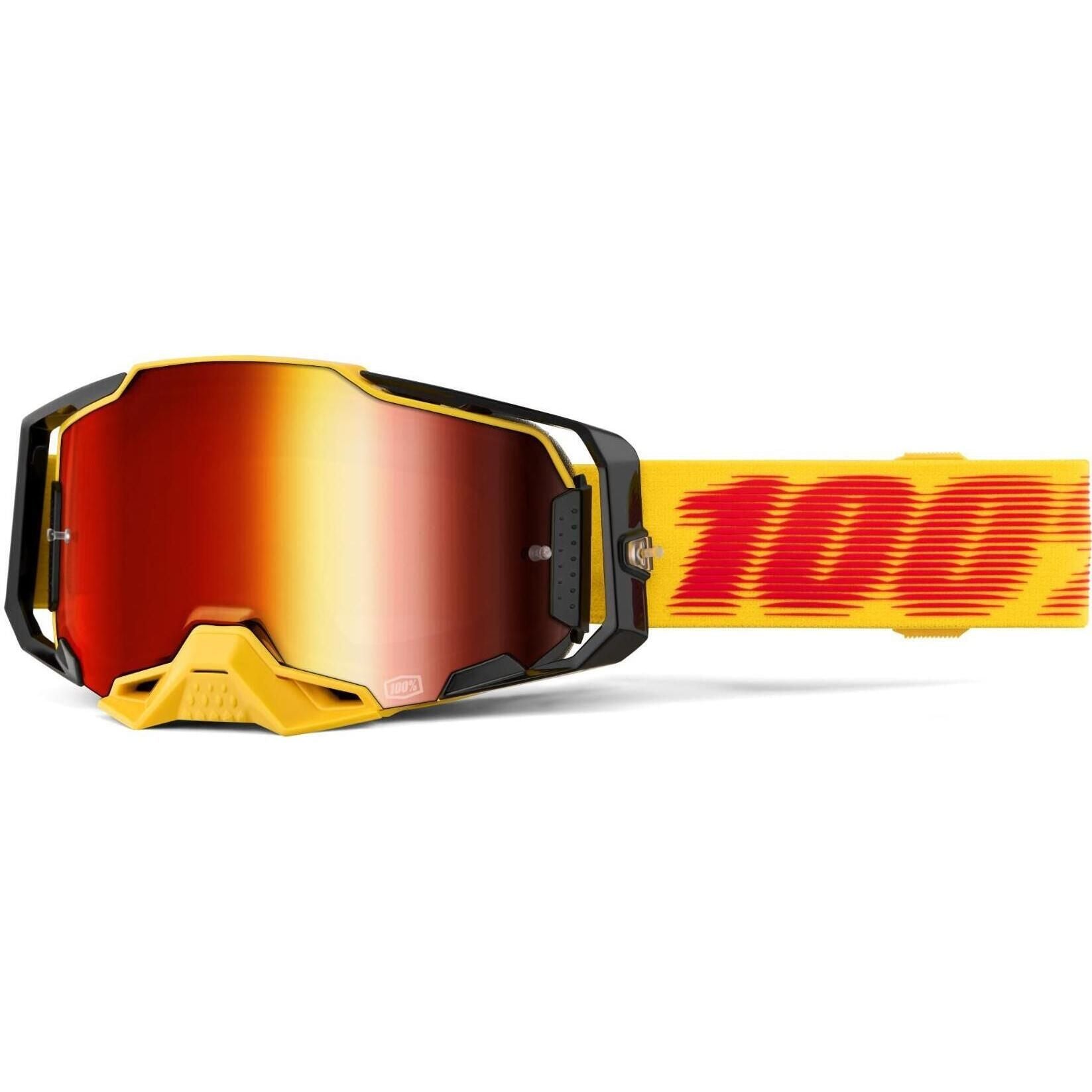 100% ARMEGA Goggle Tetsu - Mirror Red Lens | 100%