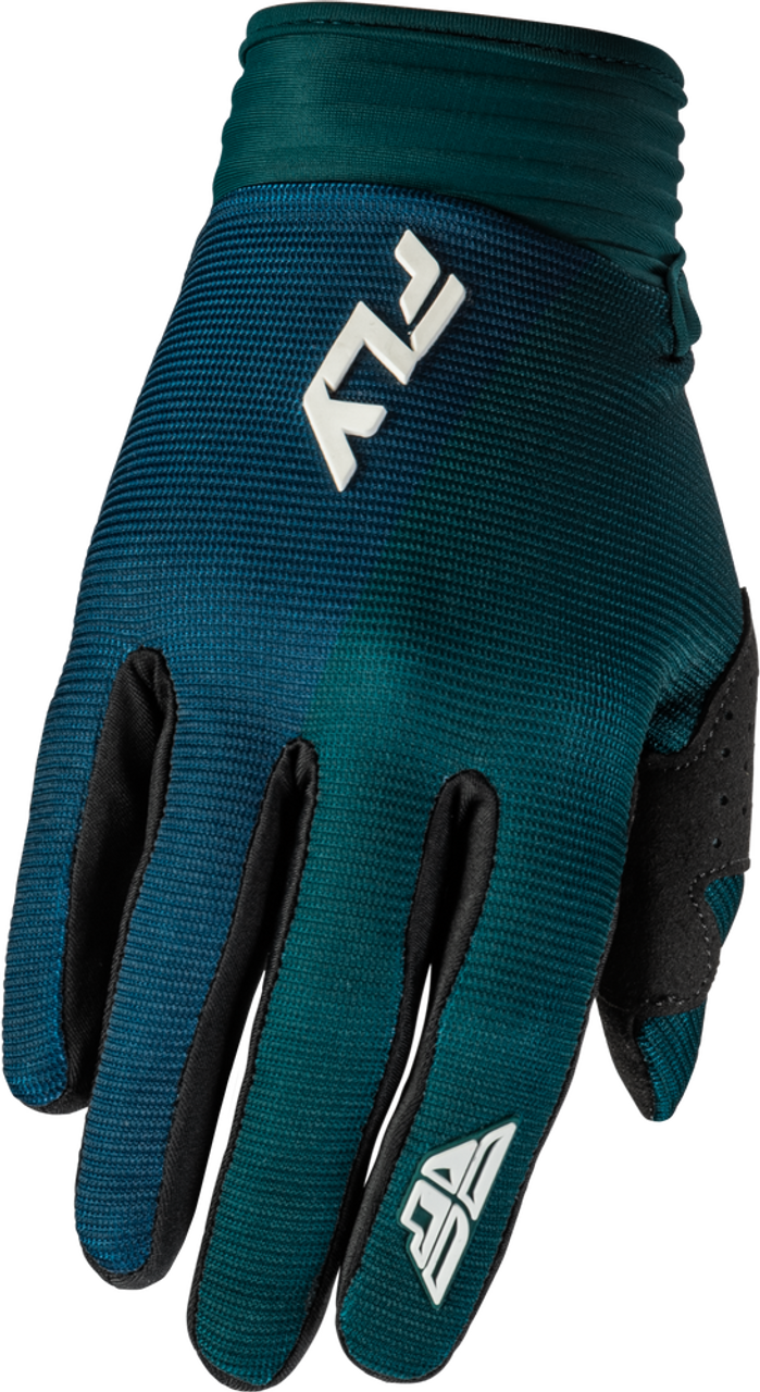 WOMEN'S F-16 GLOVES (Teal/White/Gold) | FLY RACING