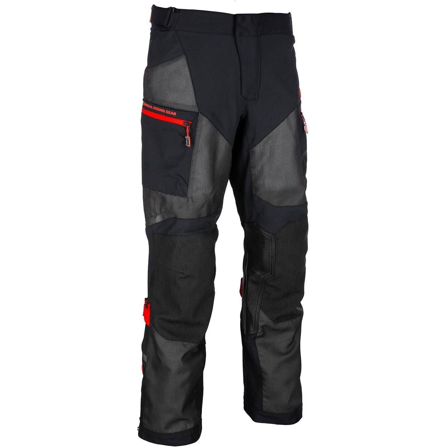 MEN'S BAJA S4 PANT (Black/Fiery Red) | Klim