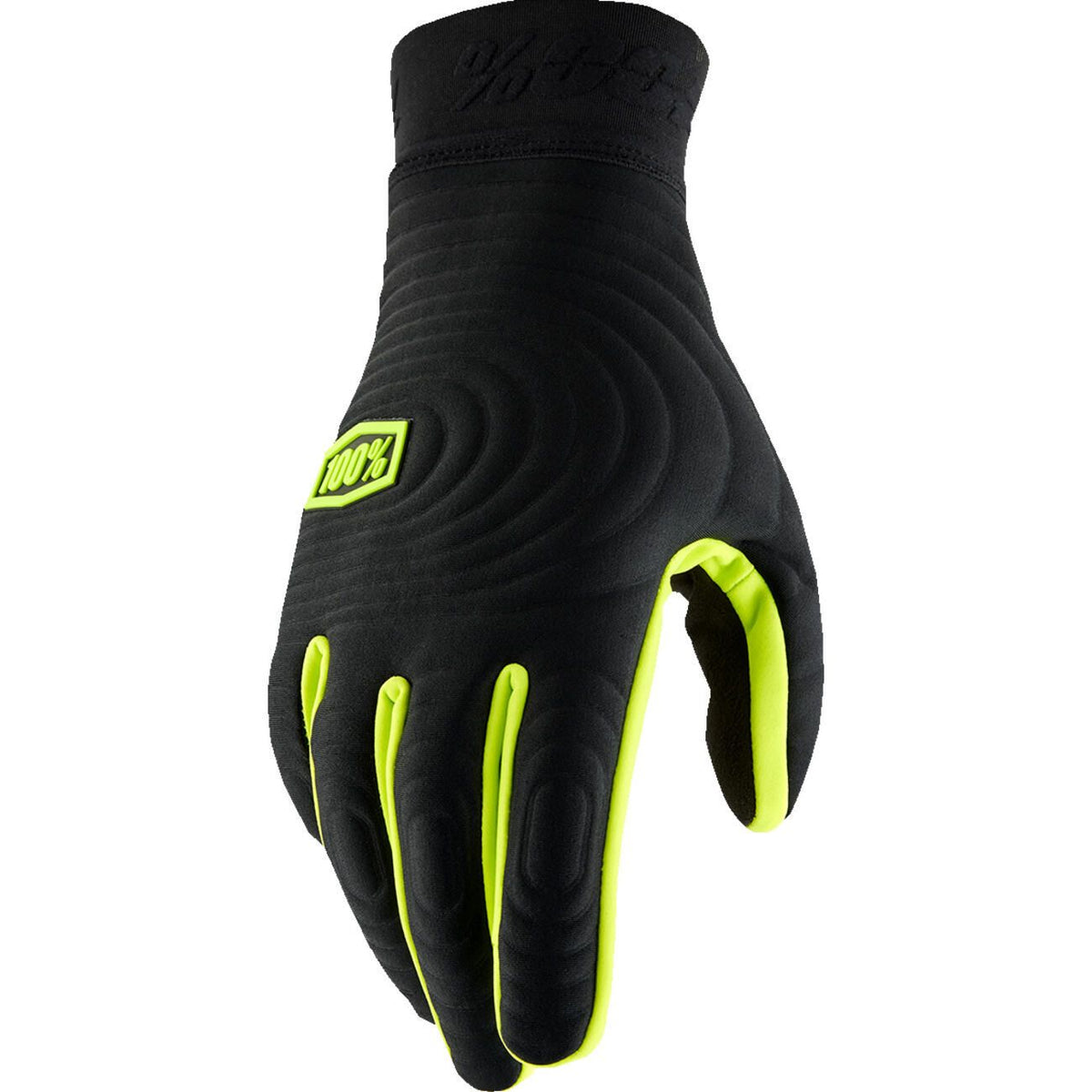 100% BRISKER XTREME GLOVE (BLACK/FLO YELLOW) | 100%