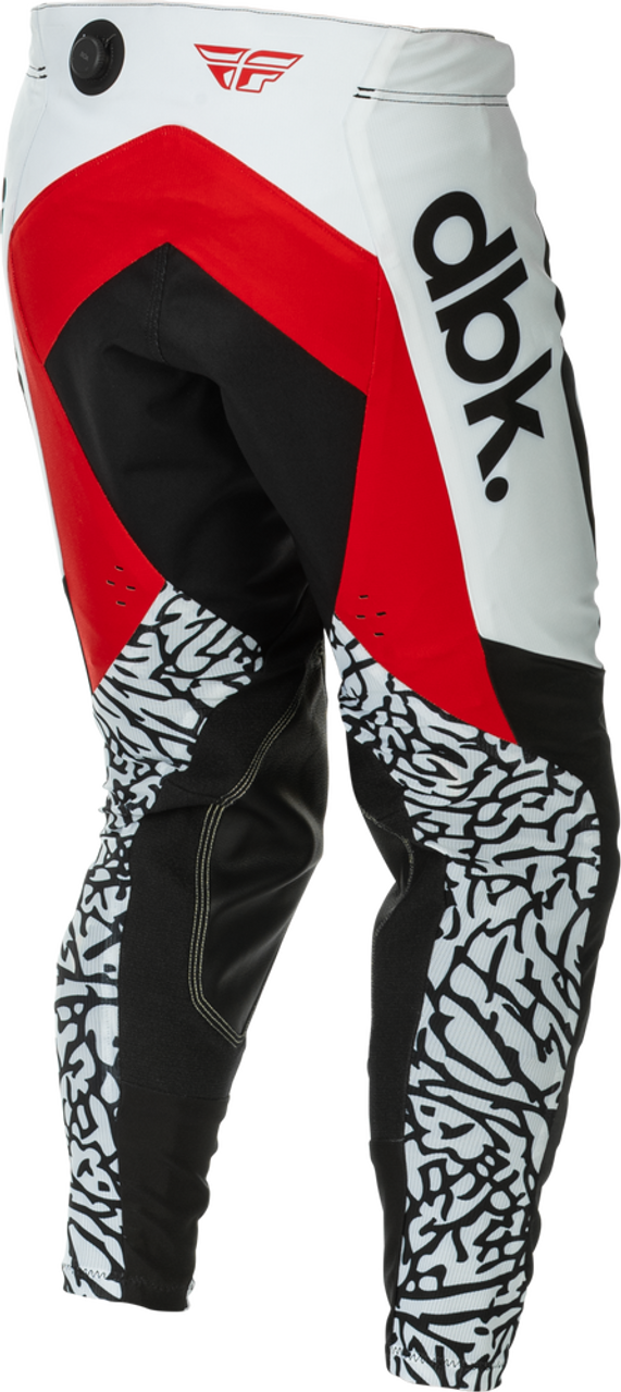 EVOLUTION DBK PANT (Black/White/Red) | FLY RACING