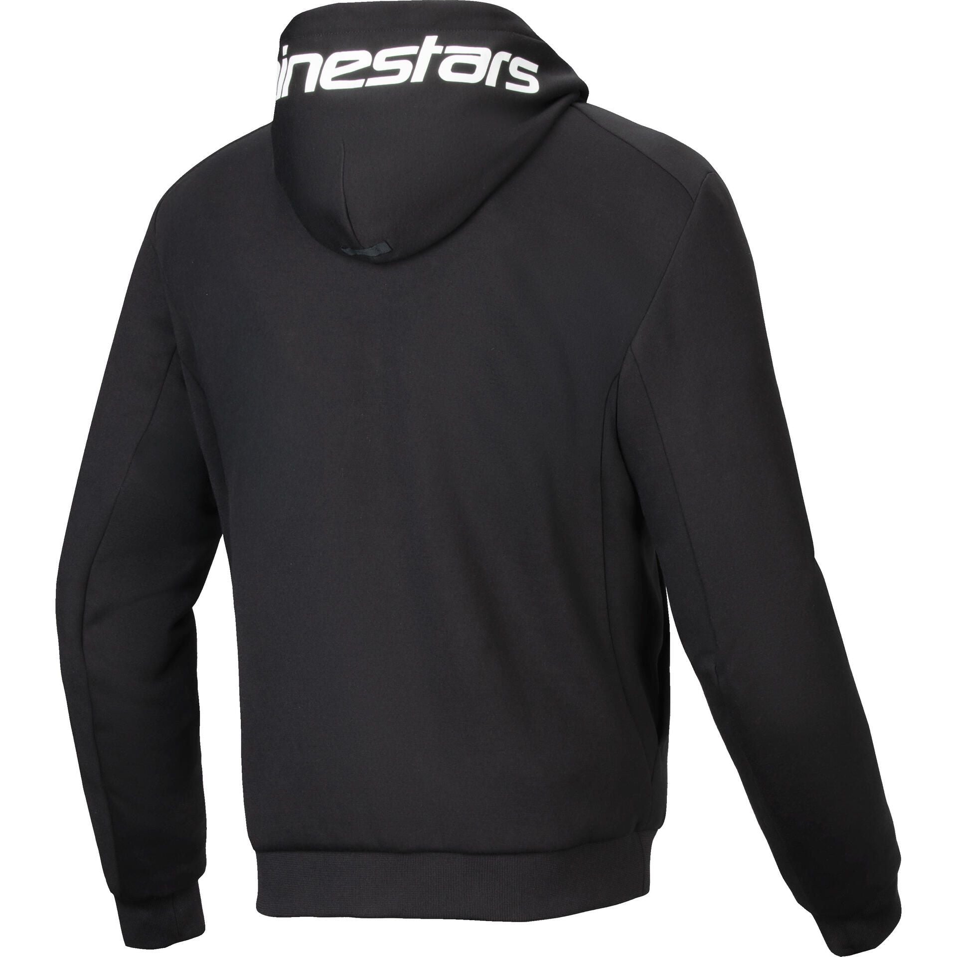 CHROME V2 ARMOURED HOODIE (Black) | ALPINESTARS