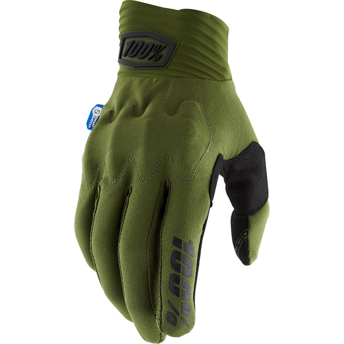 COGNITO SMART SHOCK GLOVES (Army Green) | 100%