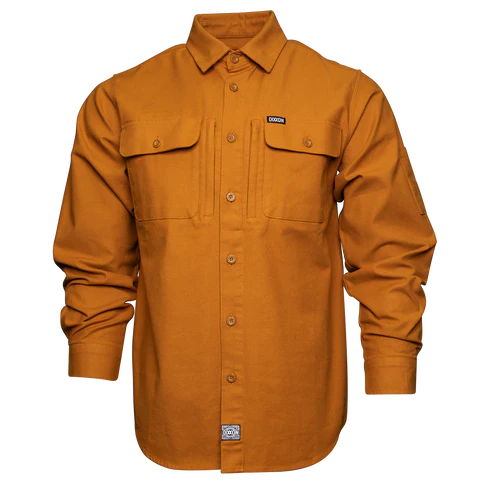 MEN'S LONG SLEEVE WORK SHIRT (Camel) | DIXXON