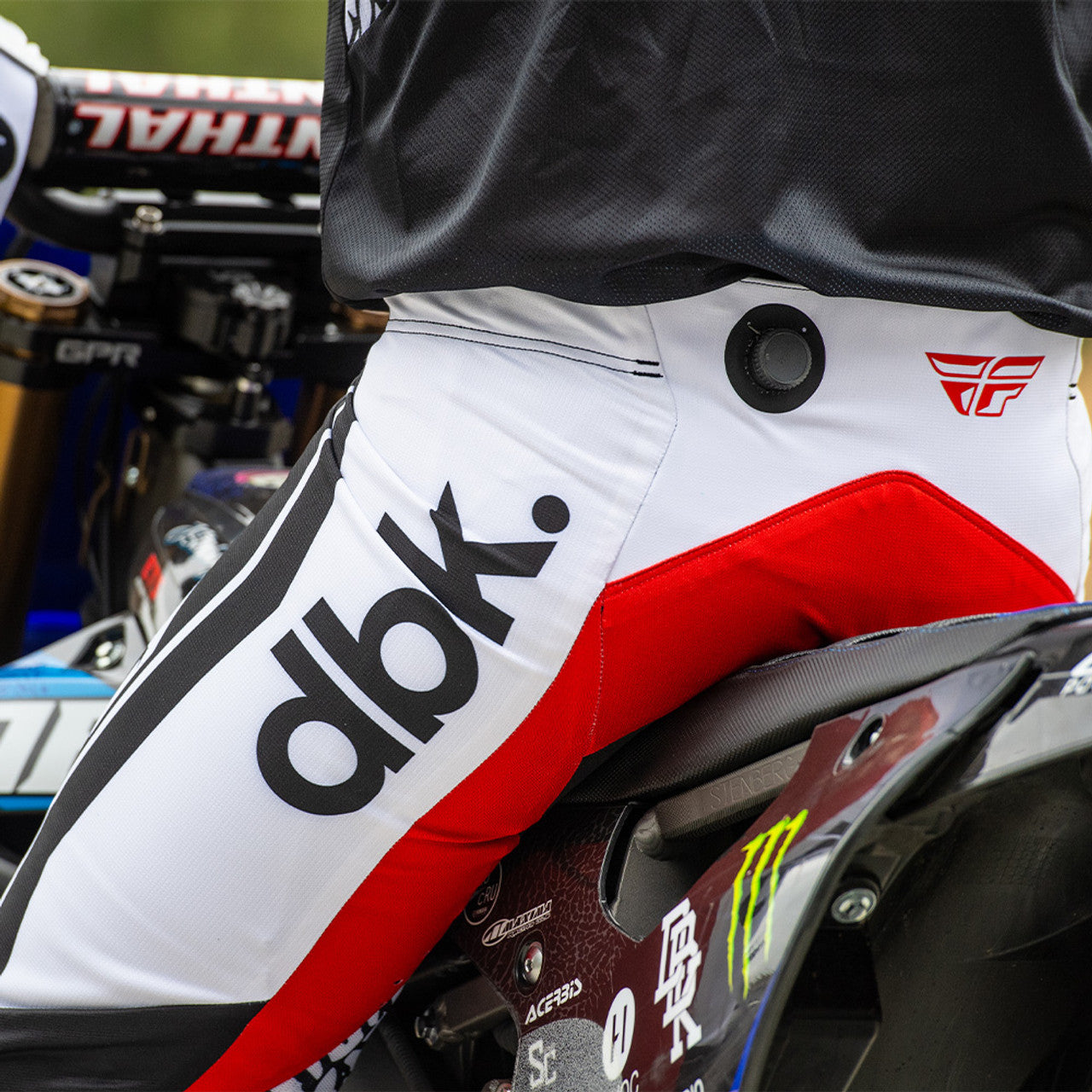 EVOLUTION DBK PANT (Black/White/Red) | FLY RACING