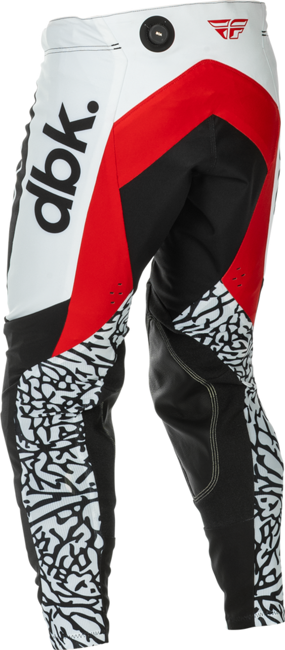 EVOLUTION DBK PANT (Black/White/Red) | FLY RACING