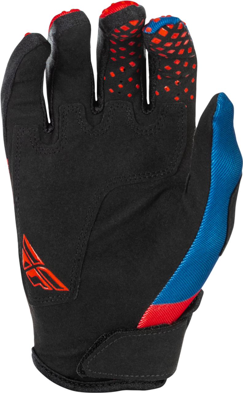 YOUTH KINETIC GLOVES (Red/White/Blue) | FLY RACING