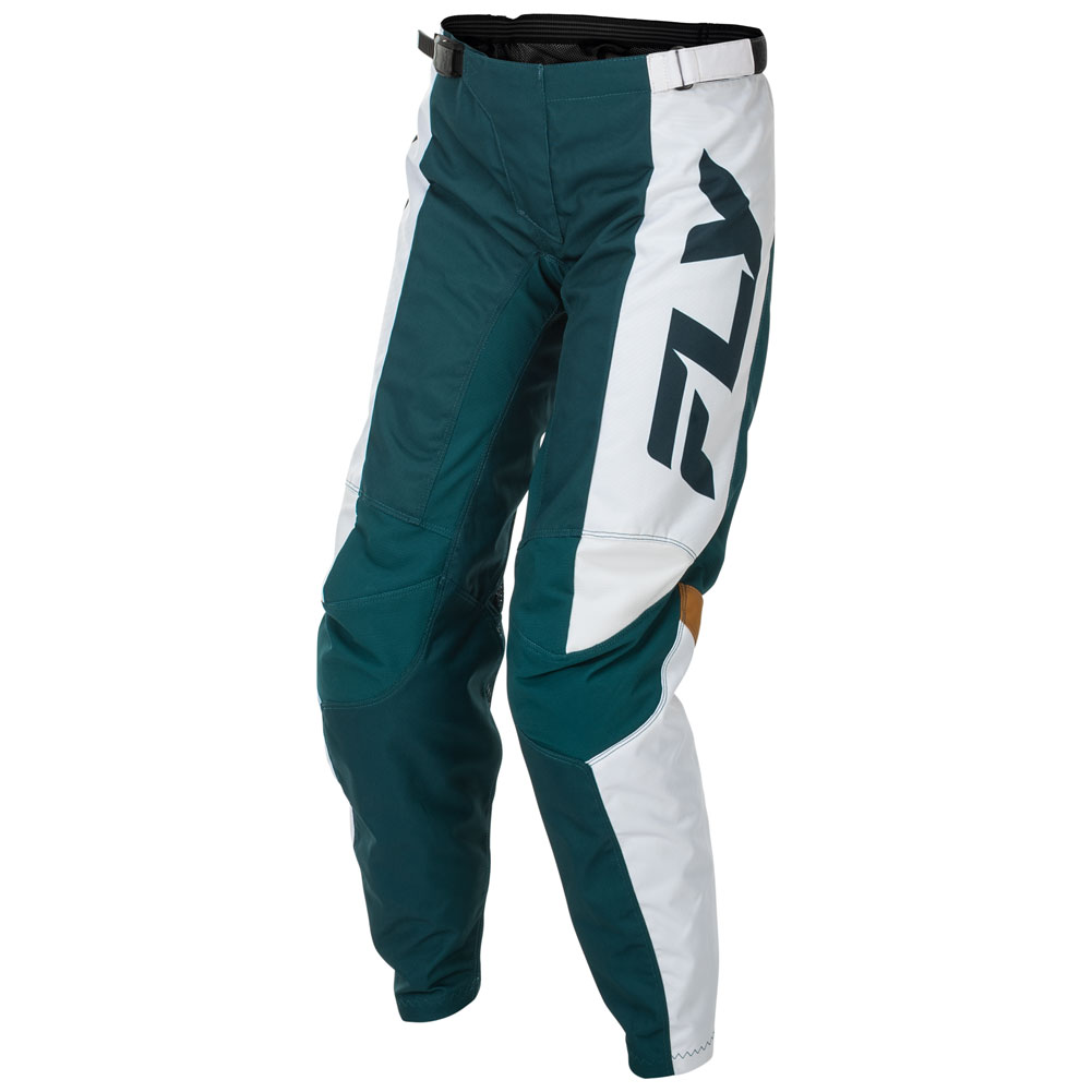 WOMEN'S F-16 PANT (Teal/White/Gold) | FLY RACING