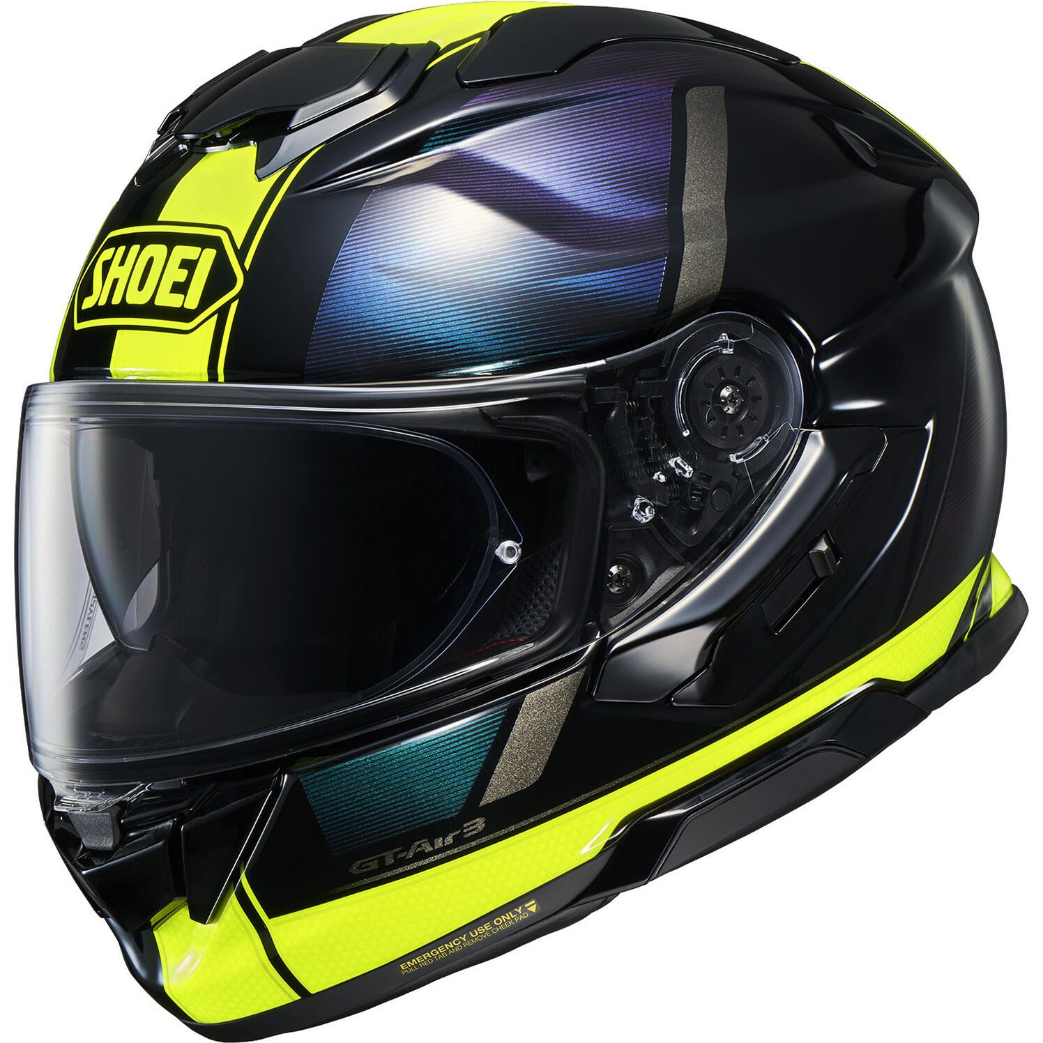 GT-AIR 3 SCENARIO TC-3 (Black/Hi-Viz Yellow) | SHOEI