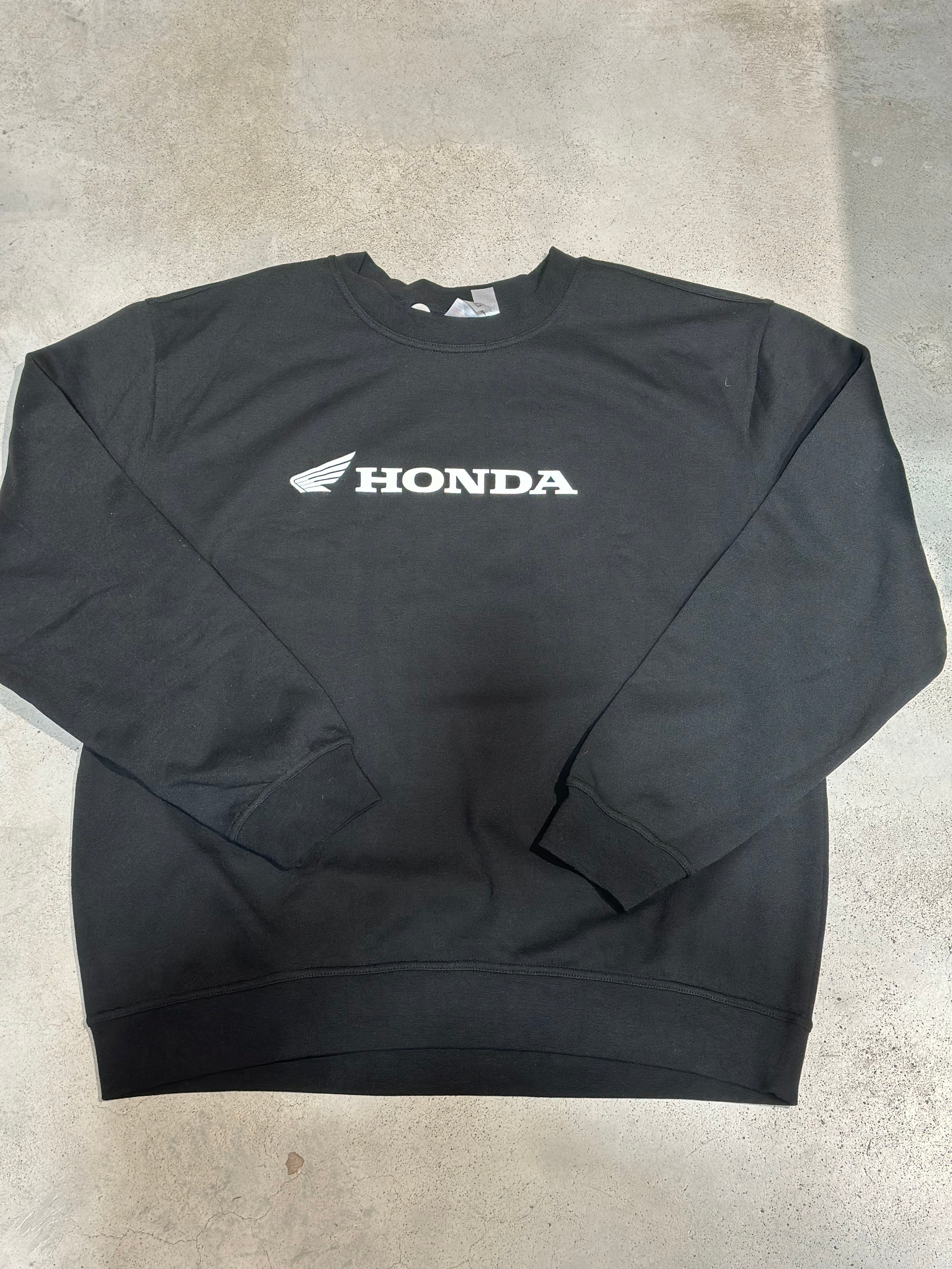 CREWNECK SWEATSHIRT (Black) | Honda