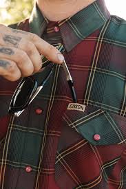 MEN'S HALLMARK LONG SLEEVE SHIRT (Red/Green) | DIXXON