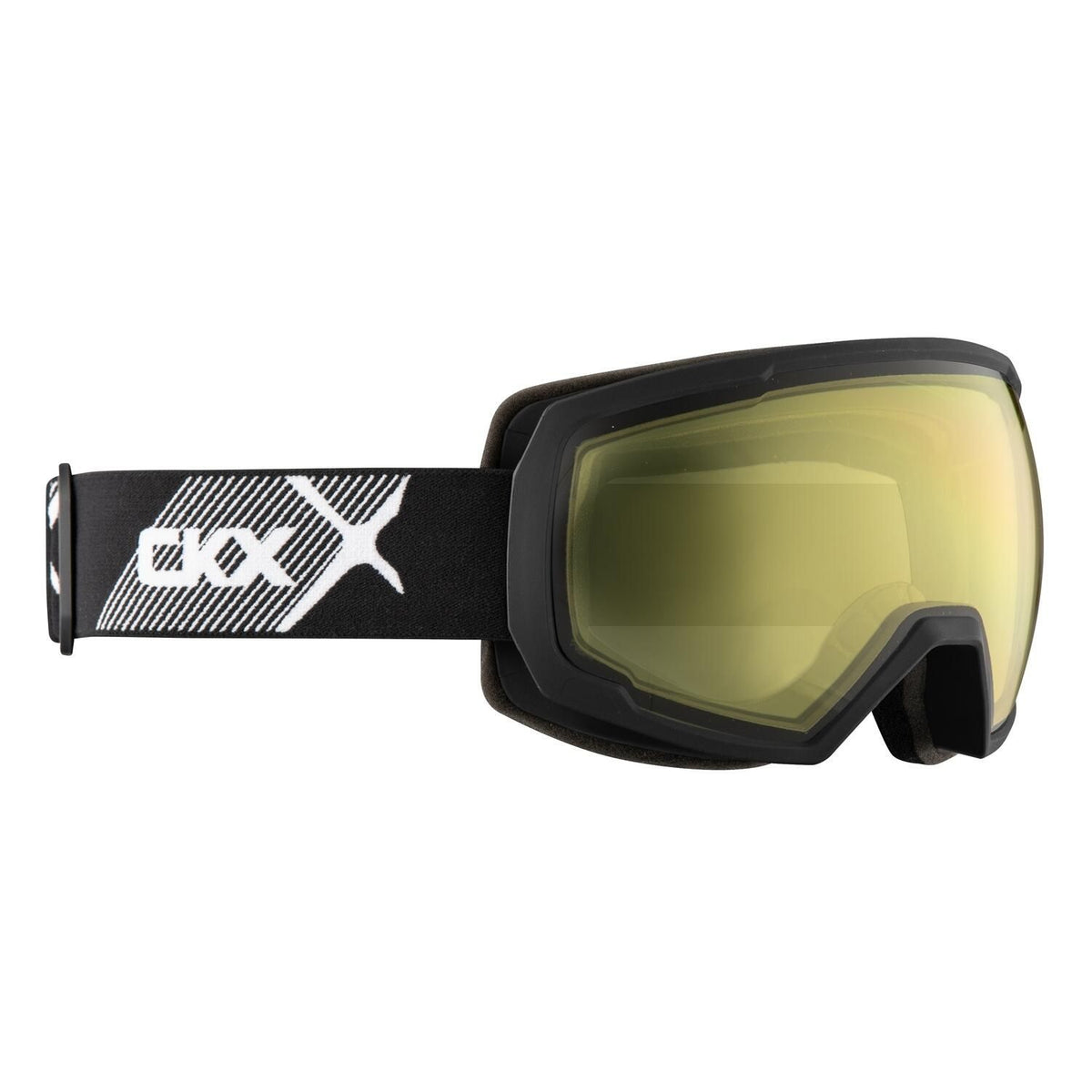 LEOPARD GOGGLES (MATTE BLACK-DOUBLE YELLOW LENS) | CKX