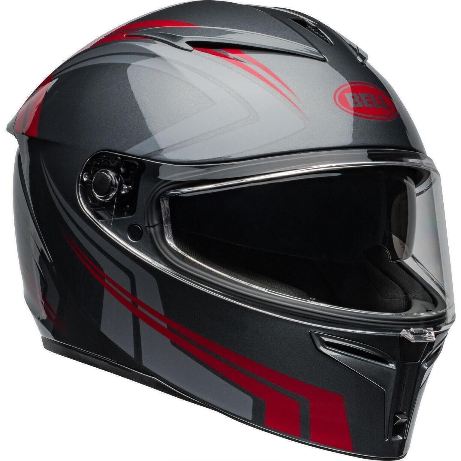 LITHIUM HELMET JETSREAM (Gloss Gray/Candy Red) | BELL