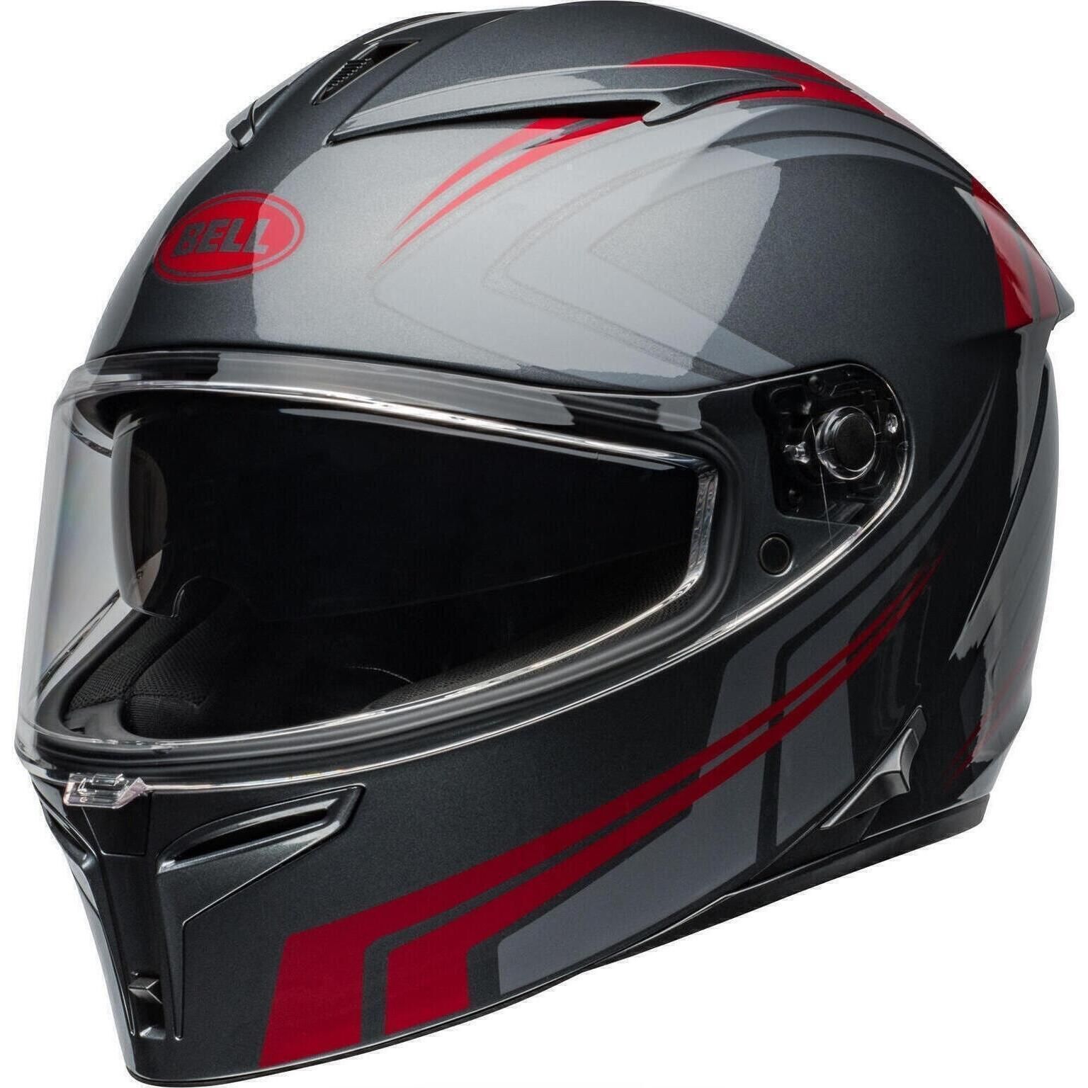 LITHIUM HELMET JETSREAM (Gloss Gray/Candy Red) | BELL