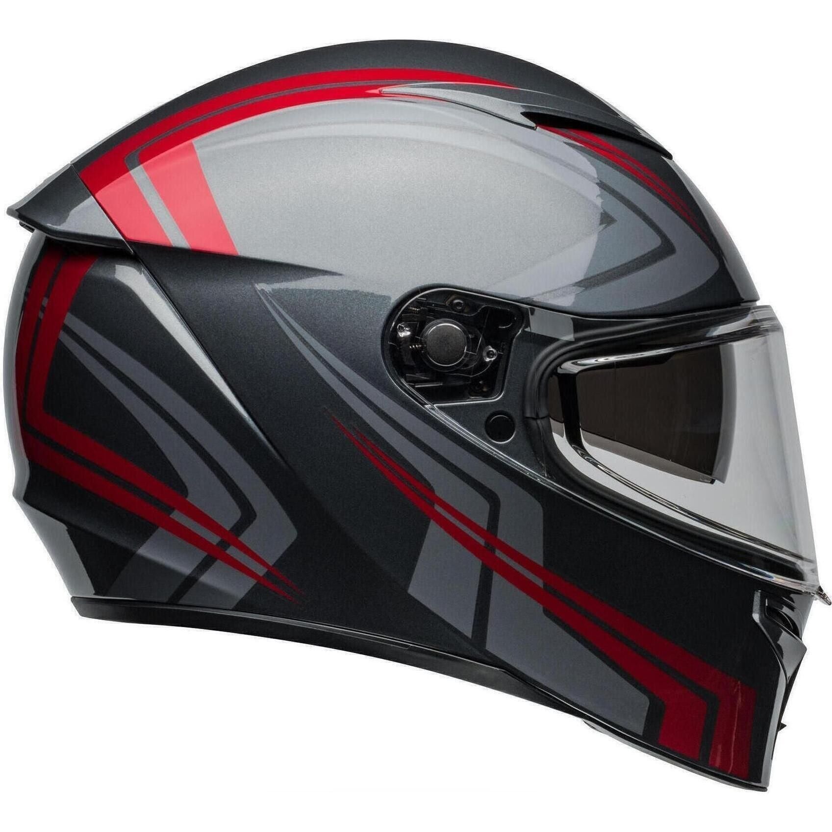 LITHIUM HELMET JETSREAM (Gloss Gray/Candy Red) | BELL
