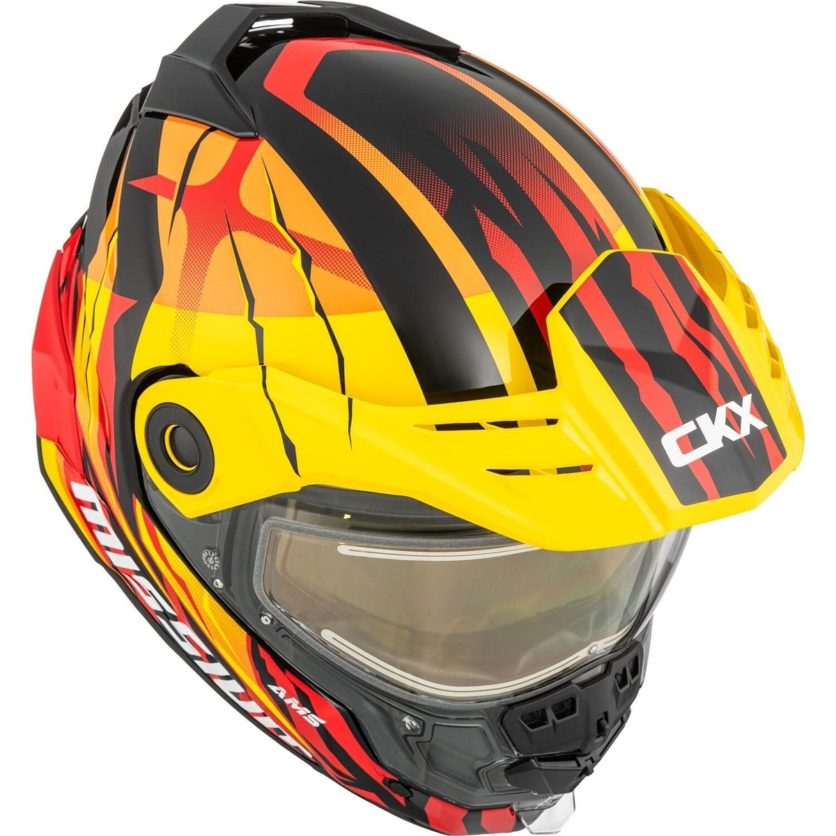 MISSION EDL CLAW HELMET (GLOSS YELLOW/ORANGE/RED) | CKX