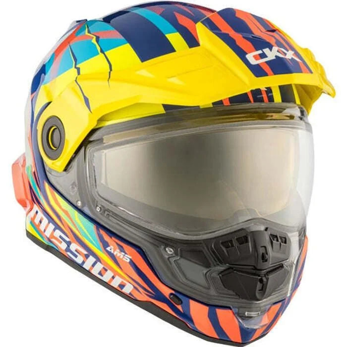 MISSION DL CLAW HELMET (GLOSS BLUE/RED/YELLOW) | CKX