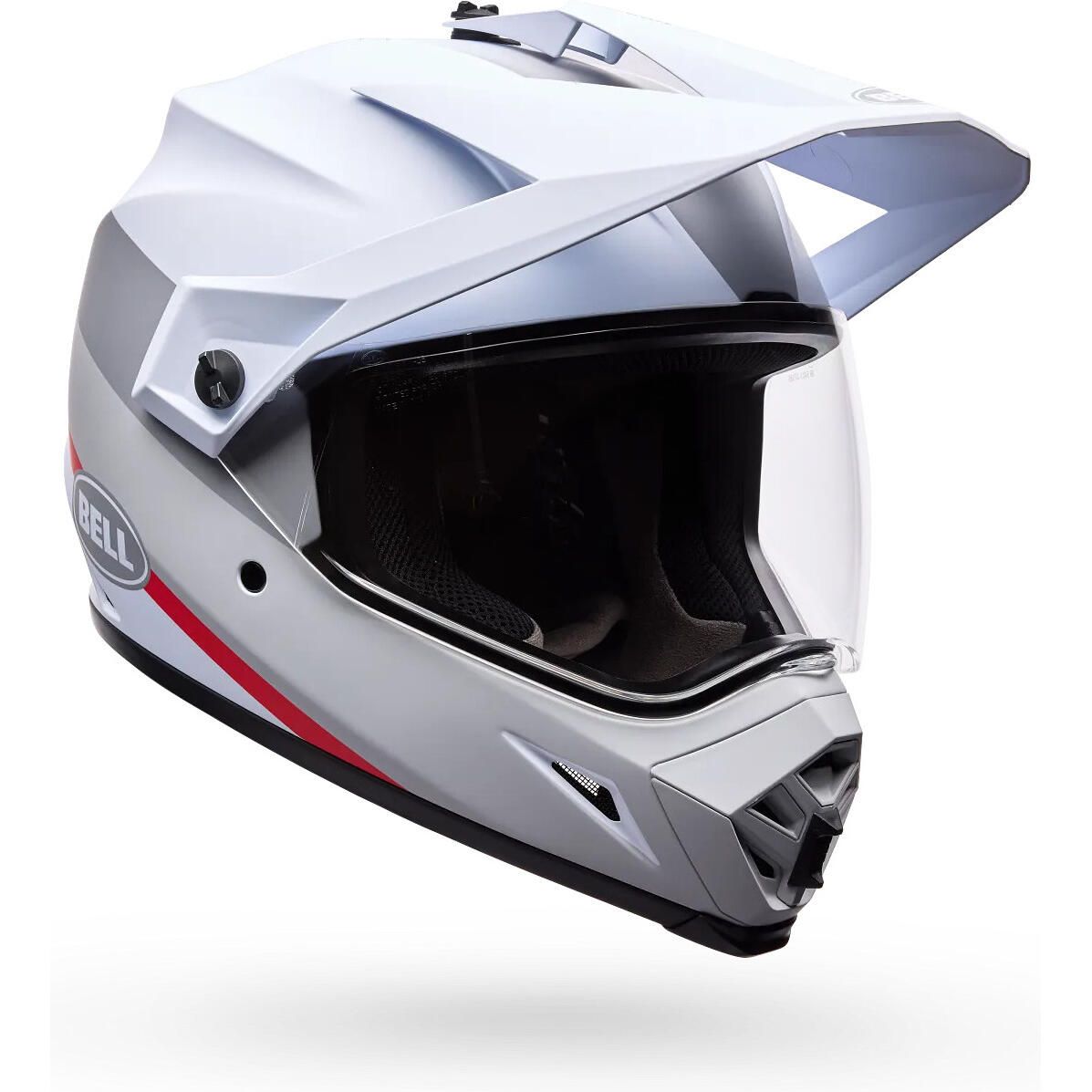 MX-9 ADV MIPS HELMET (White/Red Trail) | BELL