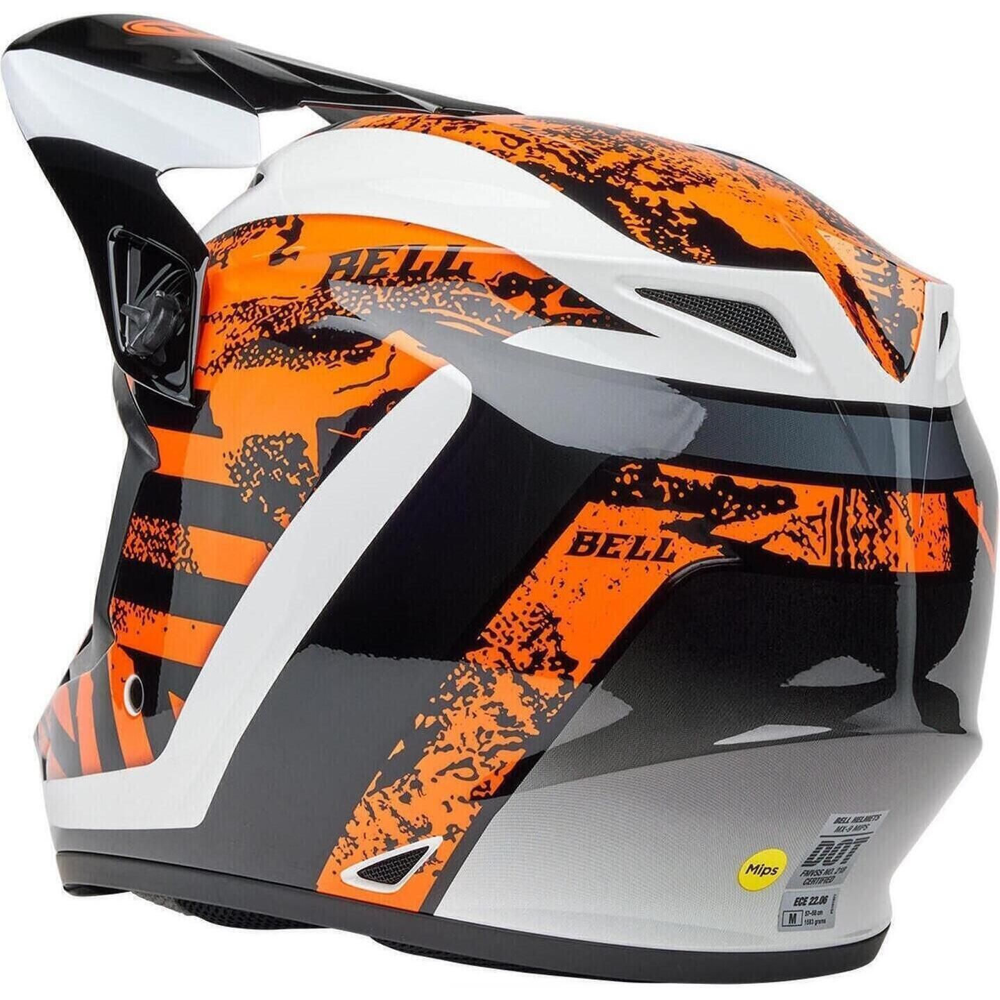 MX-9 MIPS HELMET BREAKDANCE (Black/Orange) | BELL