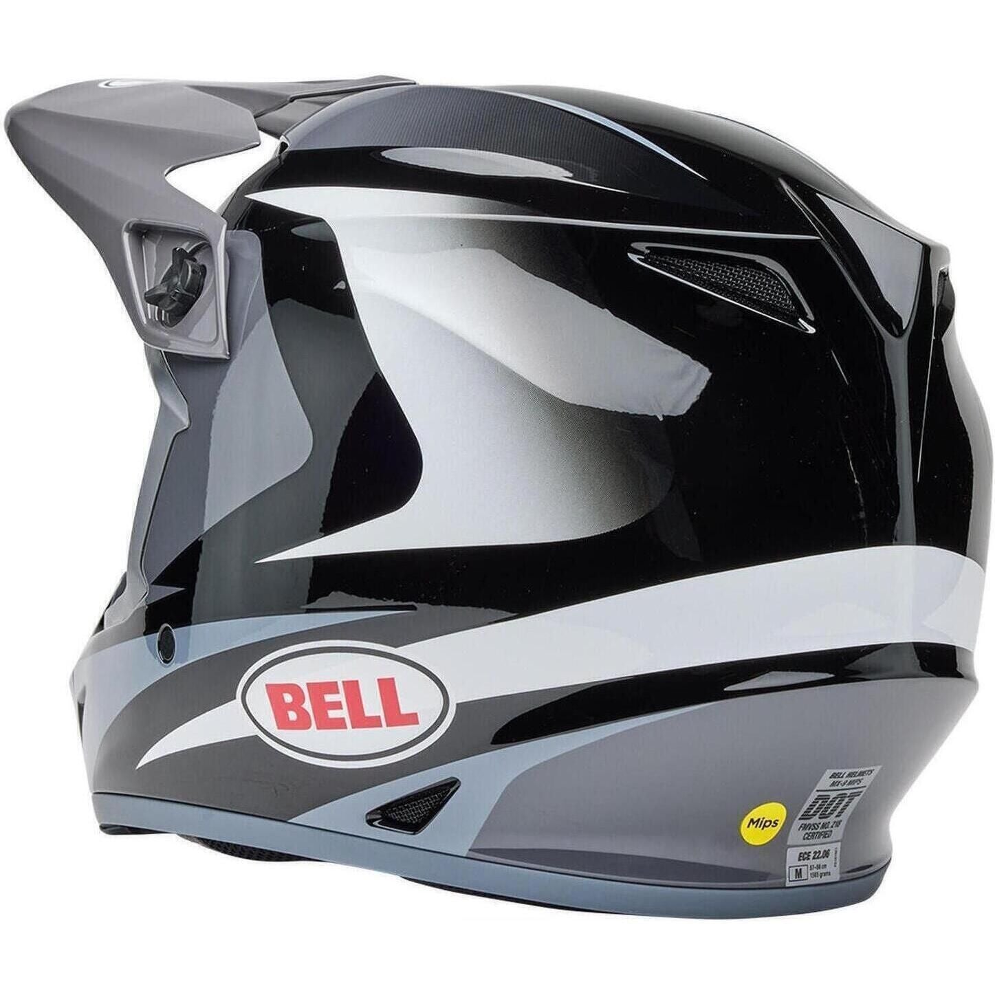 MX-9 MIPS JACKAL HELMET (Black/White) | BELL