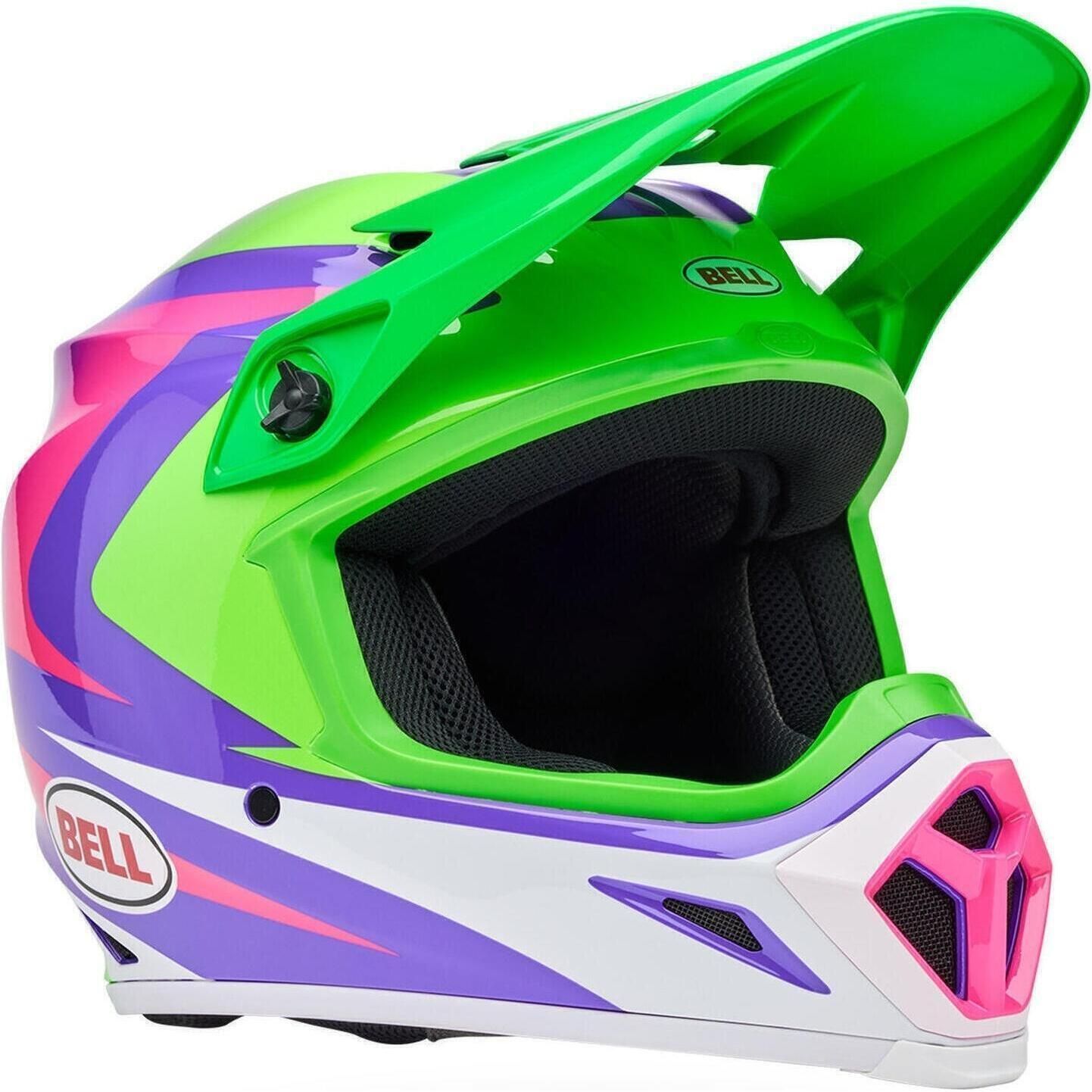 MX-9 MIPS JACKAL HI-VIS (Green/Purple) | BELL
