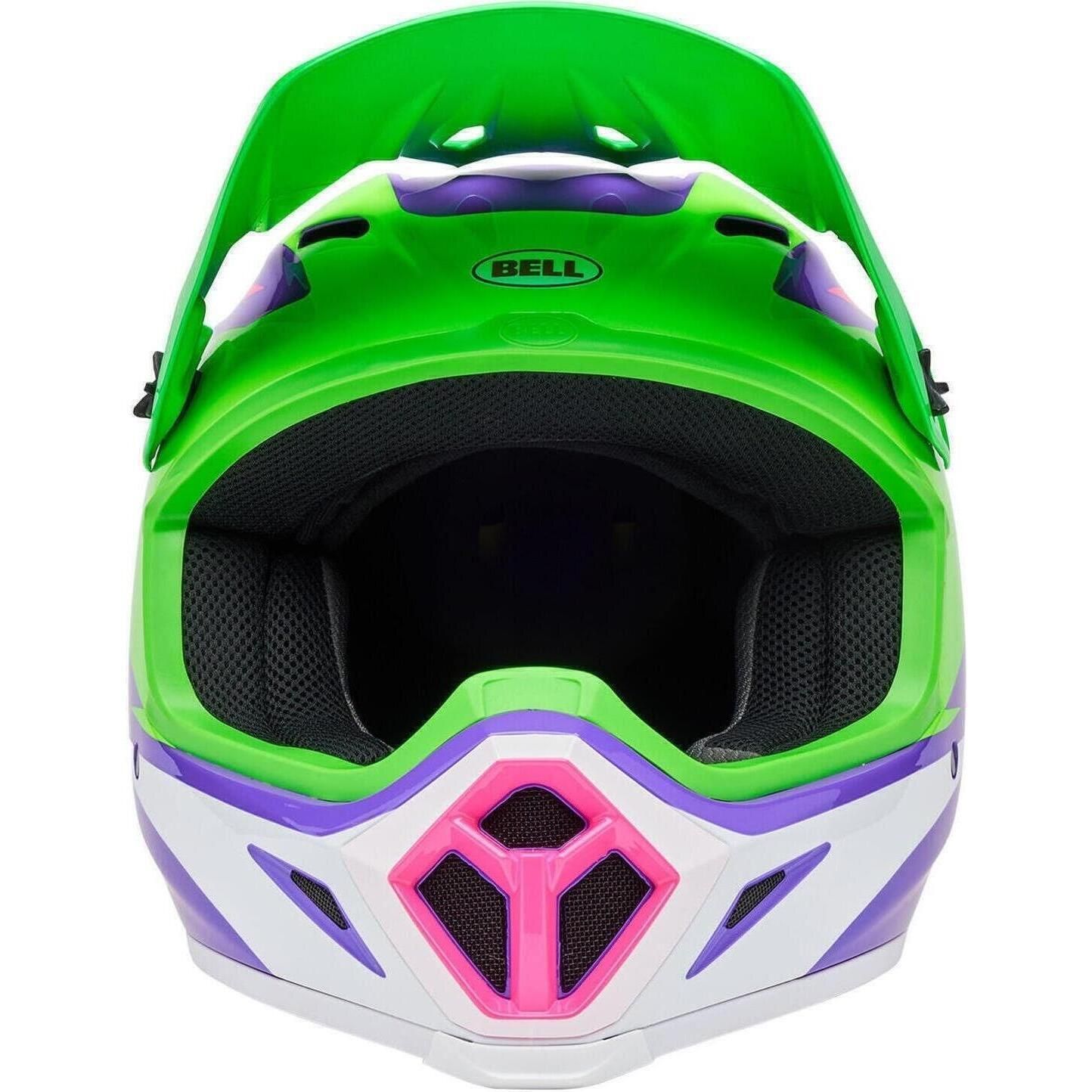 MX-9 MIPS JACKAL HI-VIS (Green/Purple) | BELL