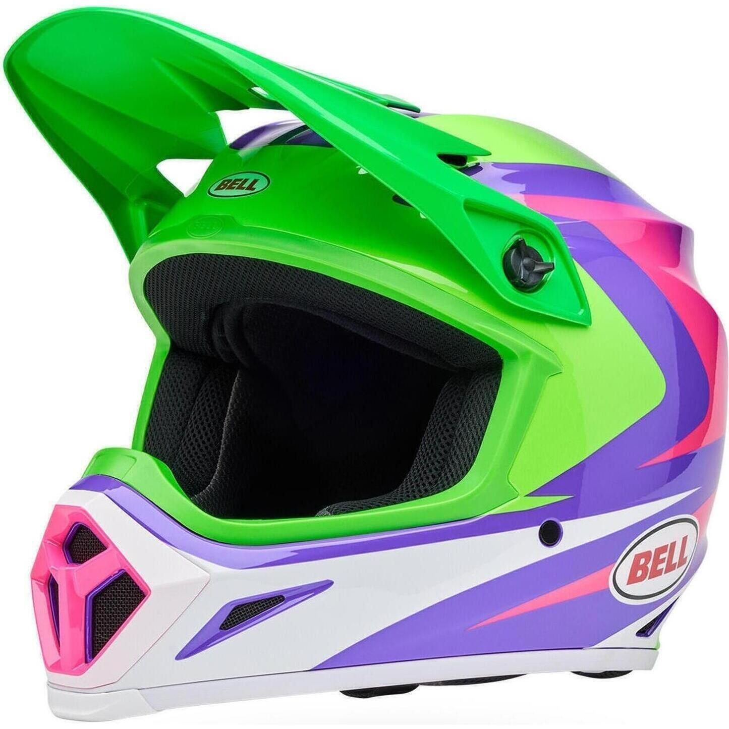 MX-9 MIPS JACKAL HI-VIS (Green/Purple) | BELL