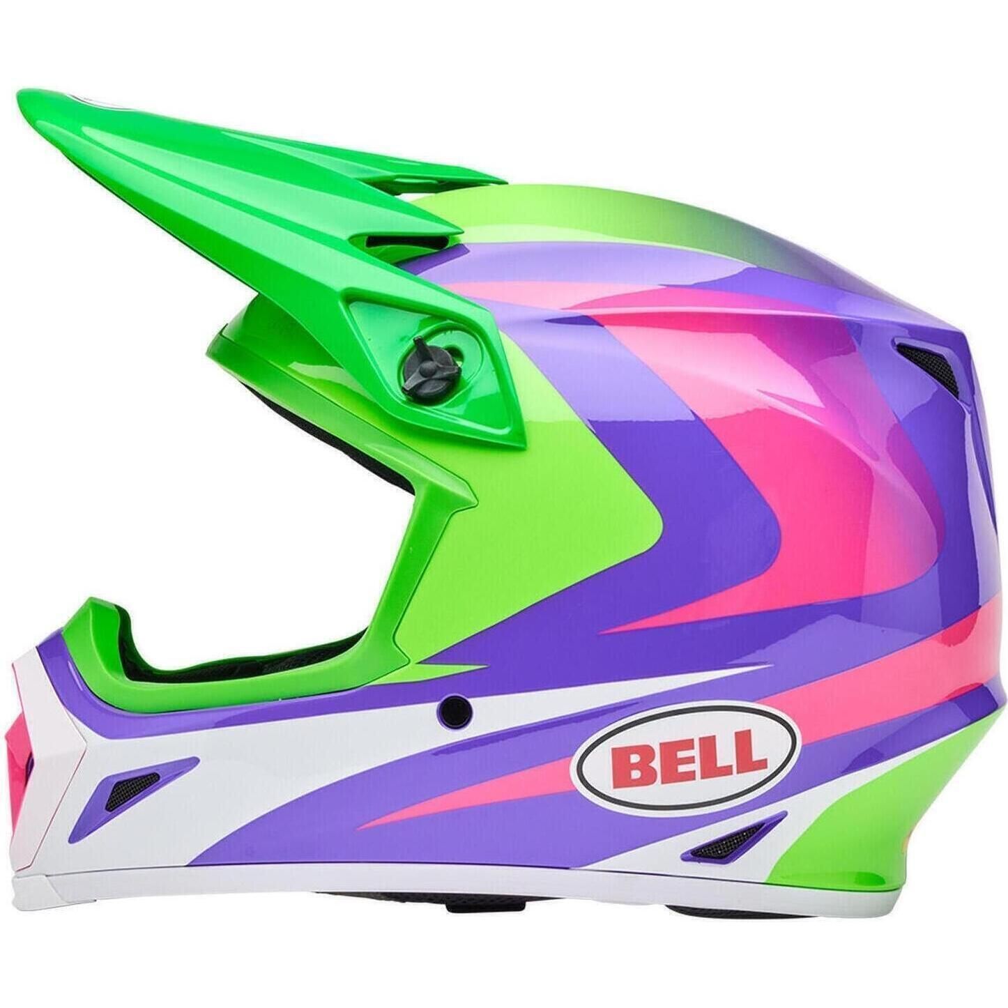 MX-9 MIPS JACKAL HI-VIS (Green/Purple) | BELL