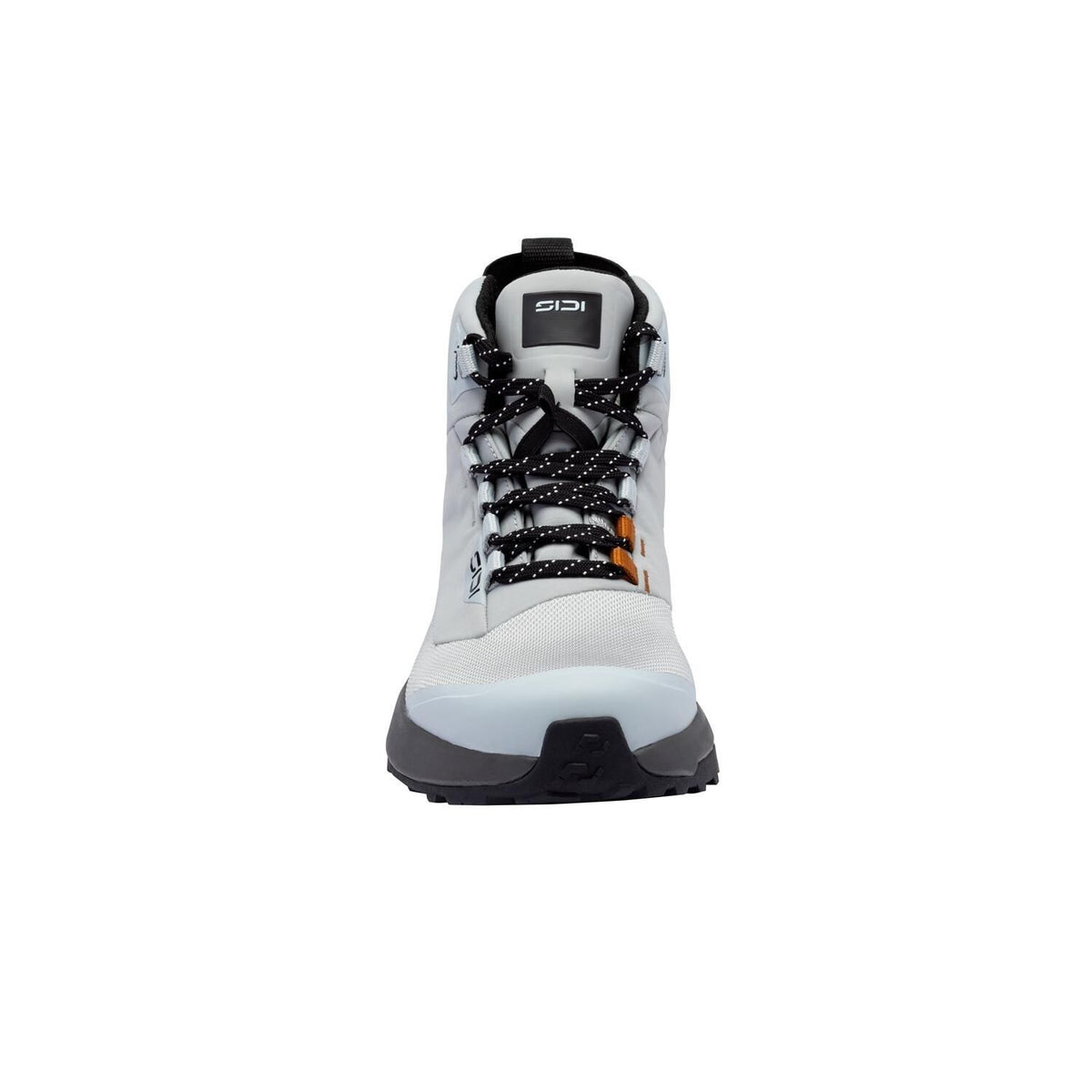 NUCLEUS GTX RIDING SHOES (Gray) | SIDI - Front view of lightweight, cushioned motorcycle shoes.