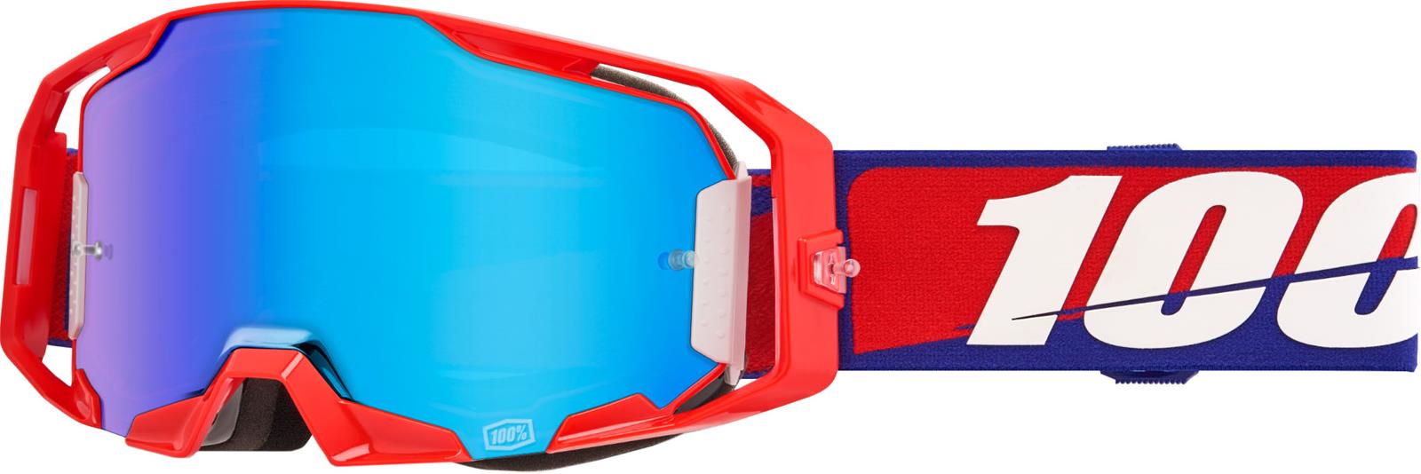100% ARMATIC GOGGLE | BEST - MIRROR BLUE LENS