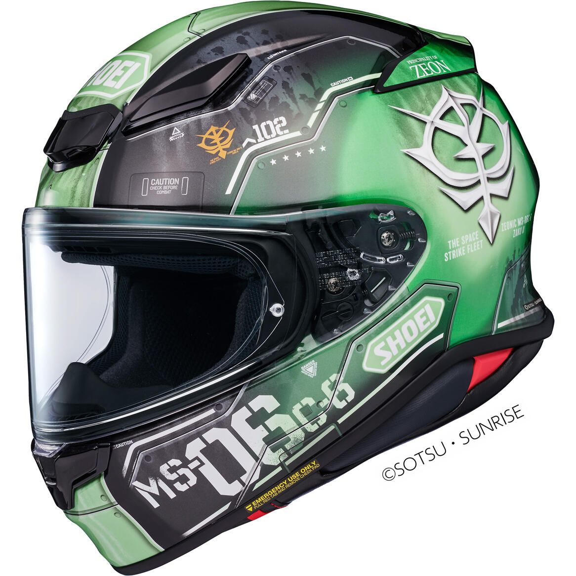 RF-1400 MS-06C-6 ZAKU II TC-4 HELMET | SHOEI