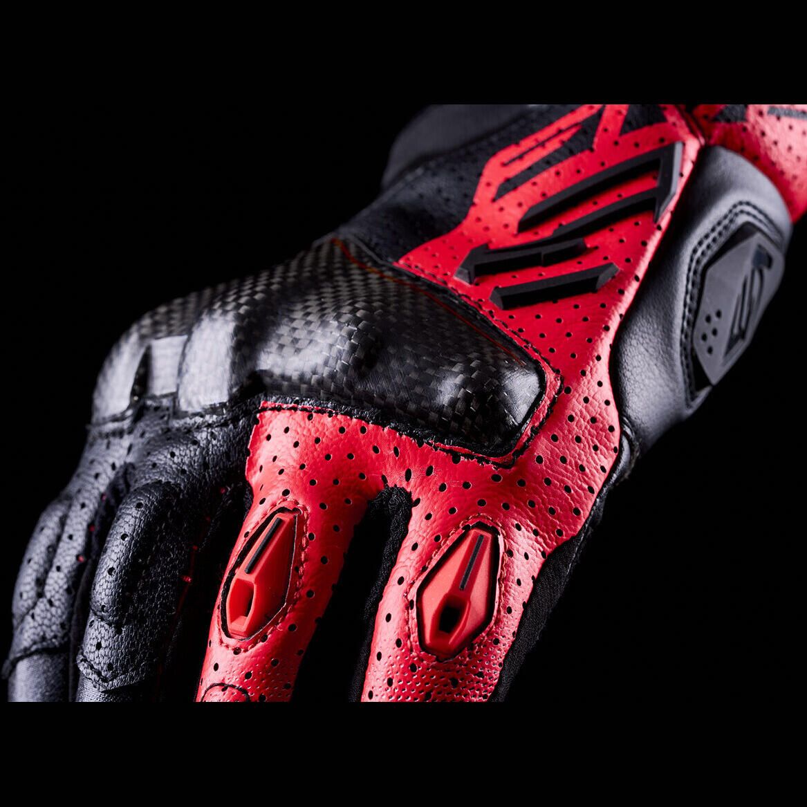 RS-C EVO GLOVES (Black/Red) | Five