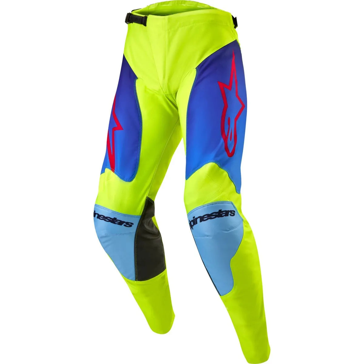 ALPINESTAR YOUTH RACER HOEN PANTS ( Yellow Fluo/Blue/Night Navy) | Parts Canada