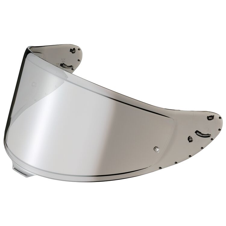 CWR-F2 SHIELD W/PINS SPECTRA SILVER face shield with UV protection for SHOEI RF-1400 and X-Fifteen Helmets.