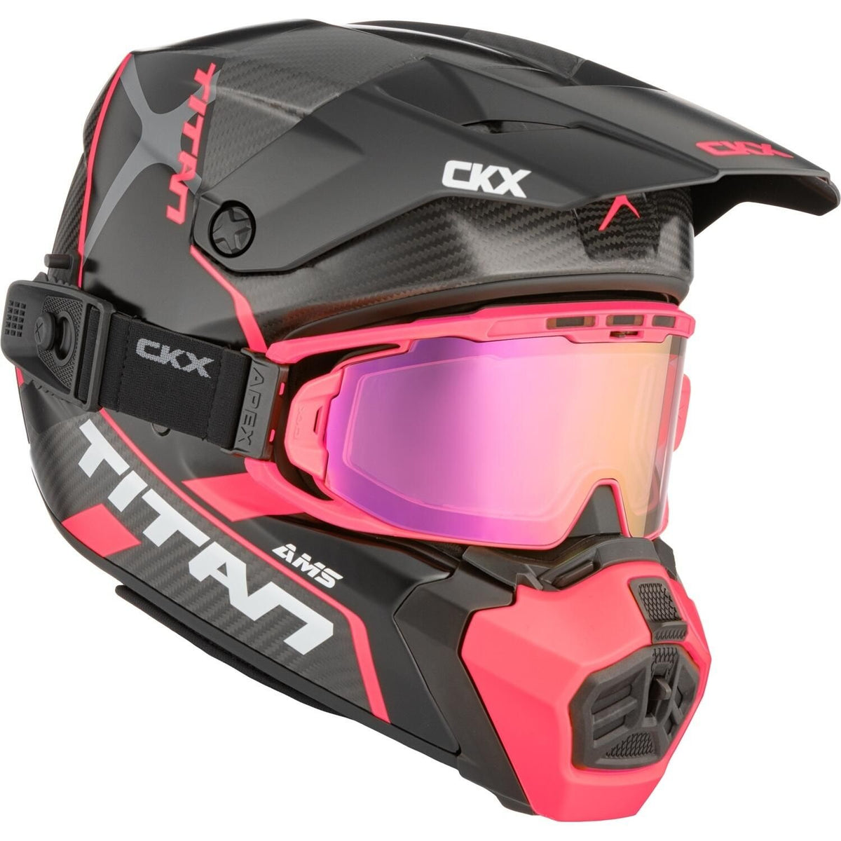 TITAN AMS CARBON HELMET (MATTE PINK) | CKX