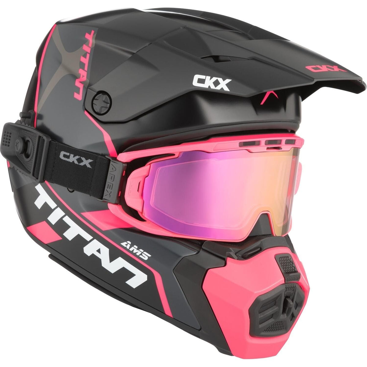 TITAN AMS DOUBLE LENS CONROD HELMET (MATTE PINK) | CKX