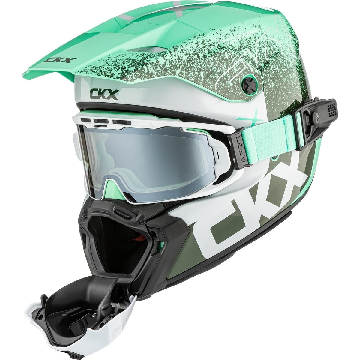 TITAN AMS DOUBLE LENS VANEER (GLOSSY GREEN) | CKX