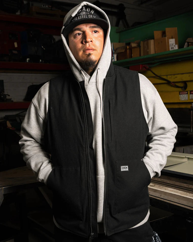 TRADESMAN WORK VEST (Black) | DIXXON