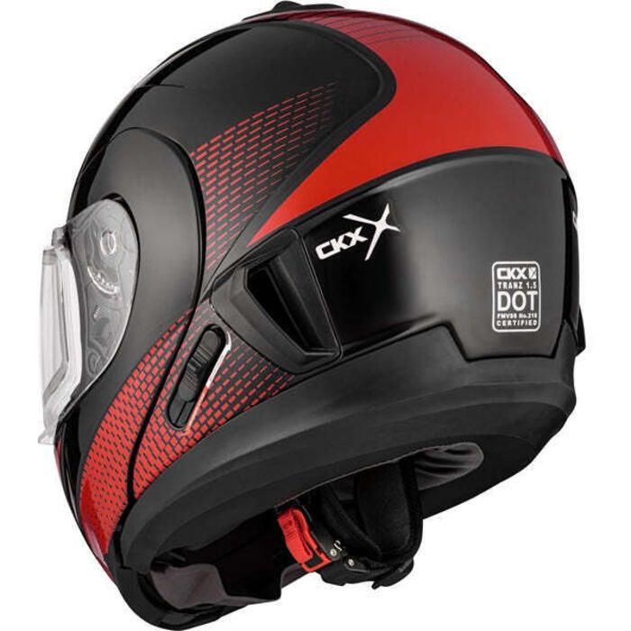 TRANZ 1.5AMS DOUBLE LENS HELMET (CYBER RED GLOSS) | CKX