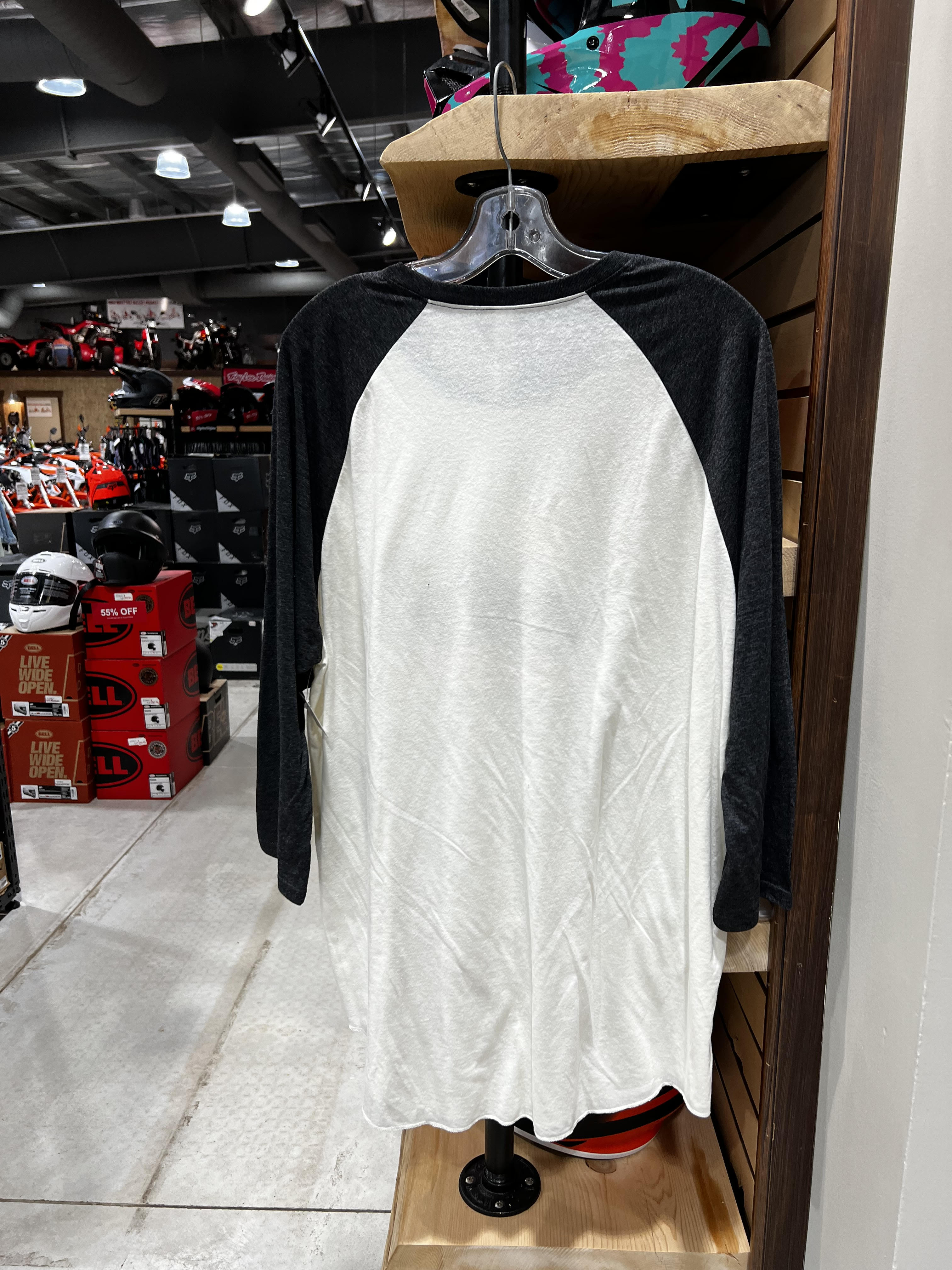 ADULT TRIBLEND 3/4 SLEEVE T-SHIRT (Cream) | Honda