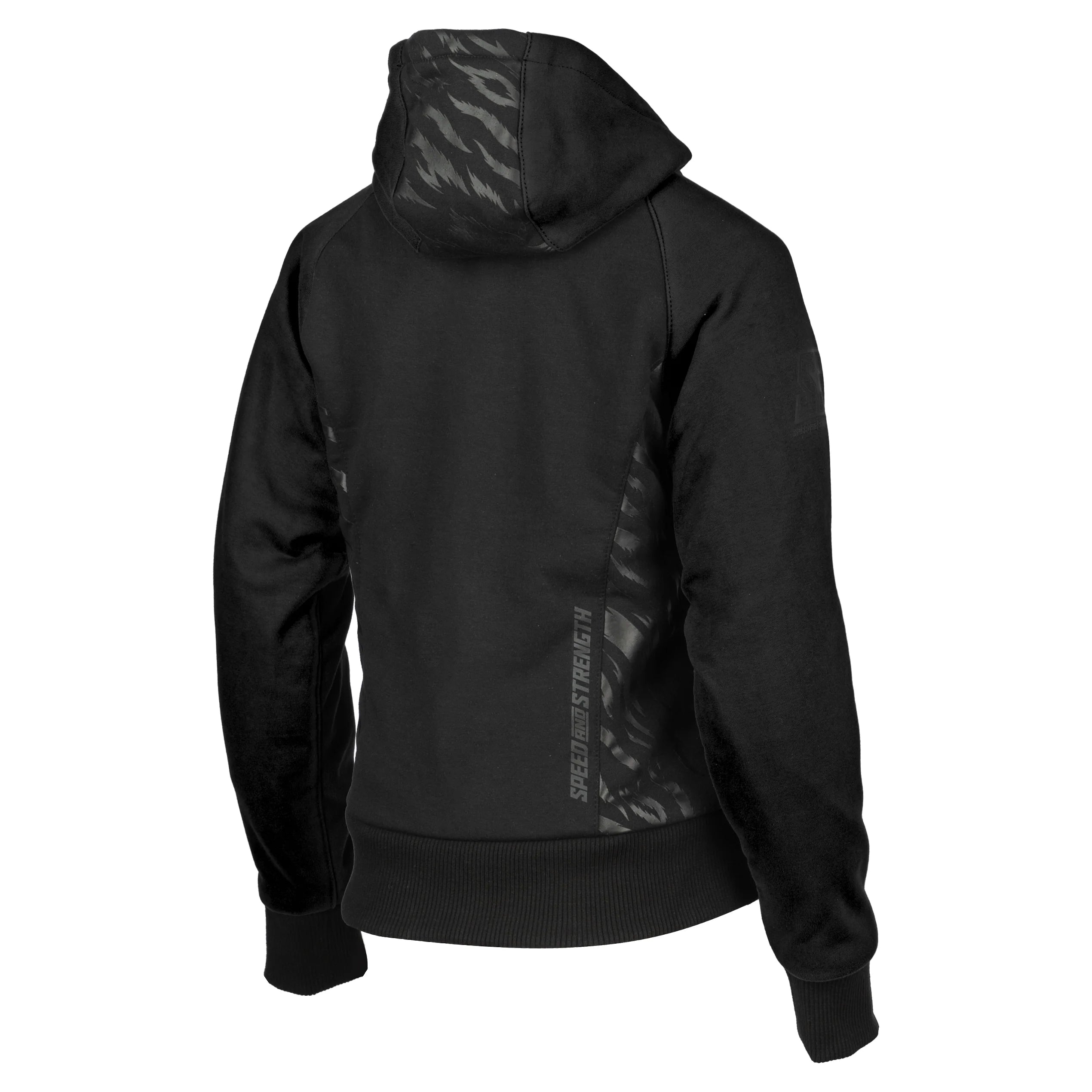 WOMEN'S ARMOURED HOODY (Black) | CAT OUT'A HELL 2.0
